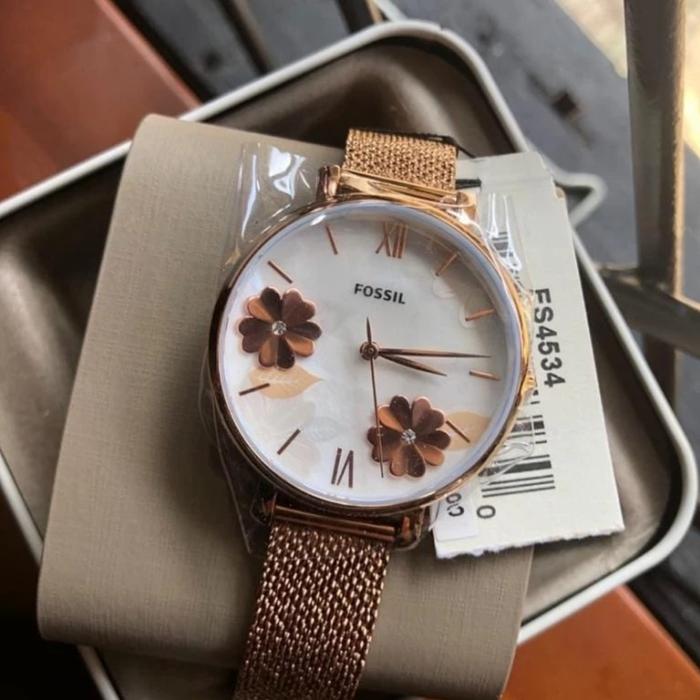 Jam Tangan Wanita ES4534 ES 4534 Stainless Watches