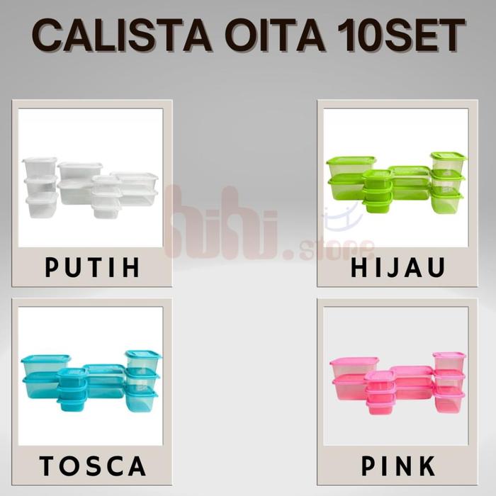 Calista Oita 10set / Toples Calista Oita / Calista Oita Sealware isi