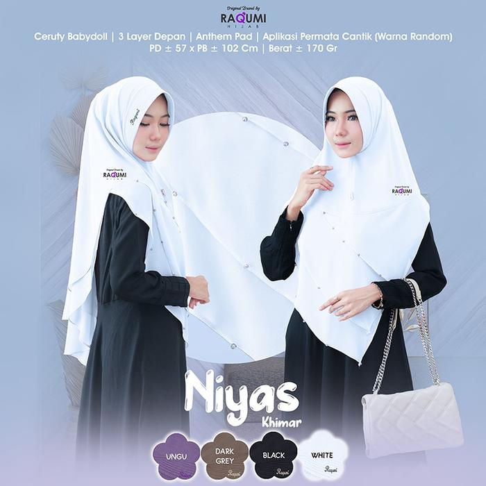 Khimar Instant Niyas Original Raqumi x MNV