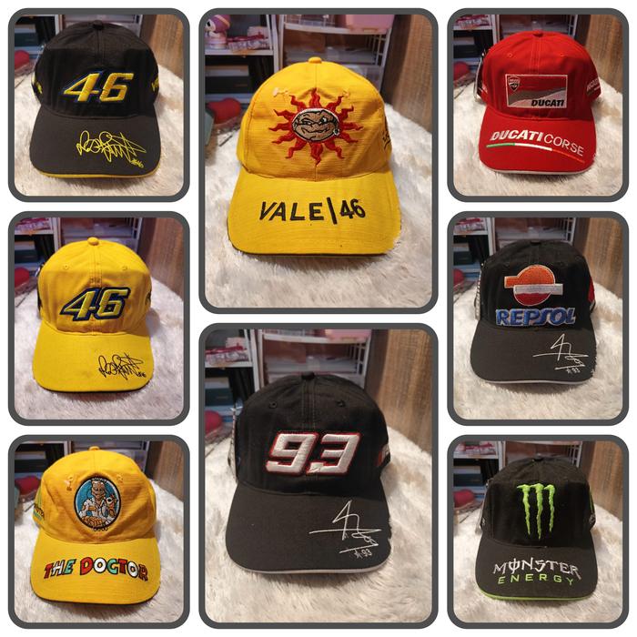 Topi balapan moto GP full bordir moto GP mania