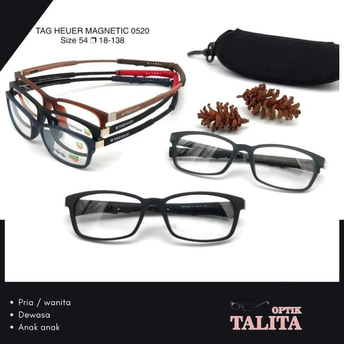 Frame Kacamata TAG HEUER MAGNET 0520 Sport Sporty