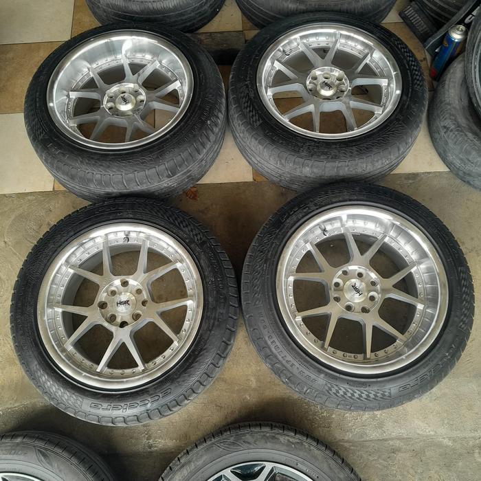 Velg Mobil Bekas Ring 16 HSR DOGIYAI R16x7,5-8,75 Lubang 4 Ban 205 55