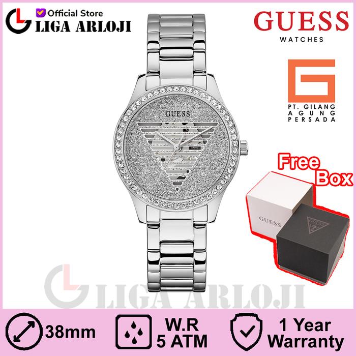 GUESS GW0605L1 LADY IDOL Jam Tangan Wanita Analog Stainless Original