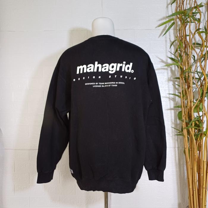 CREWNECK MAHAGRID ORIGINAL HITAM, SIZE XL (SECOND BRANDED) CN0187