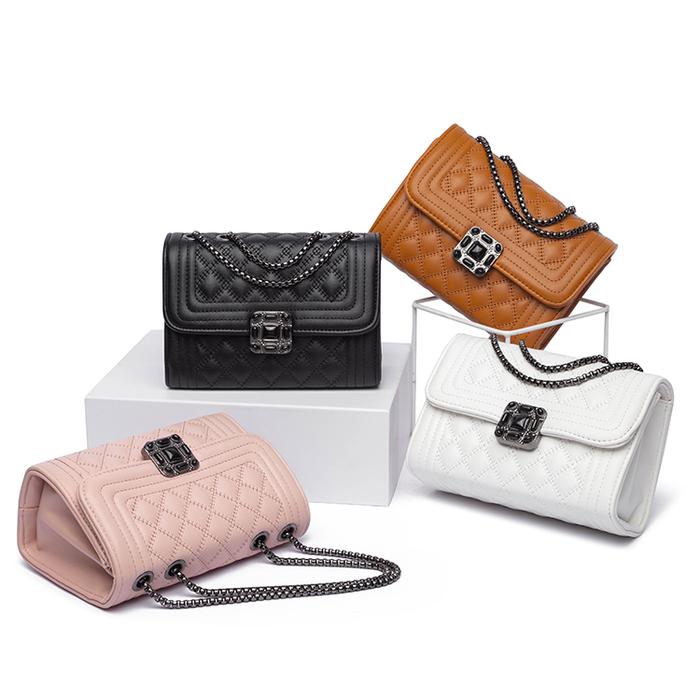 HON&YAN ELLA WHITE SLING BAG | INCLUDE FREE DUSTBAG+PAPERBAG | Tas Model Korea Kekinian Branded