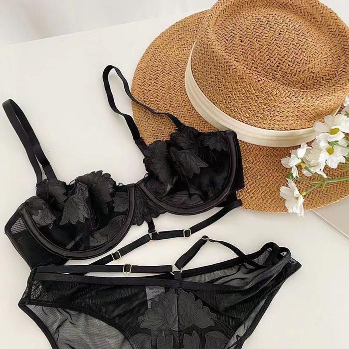 Madison Set Setelan Bra Wanita CD Seksi Cw Pakaian Dalam Lengkap Renda