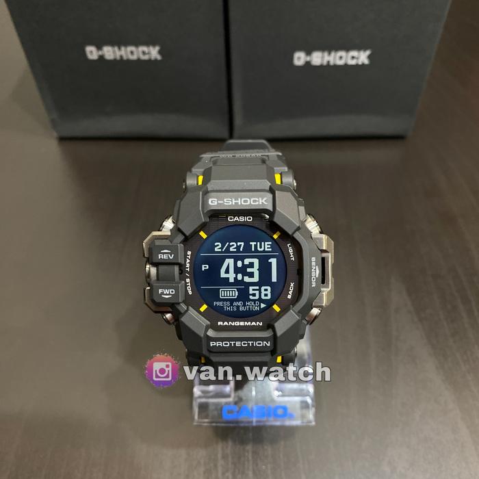 Casio Gshock Rangeman Smartwatch GPR H1000 / GPR-H1000-1 Original