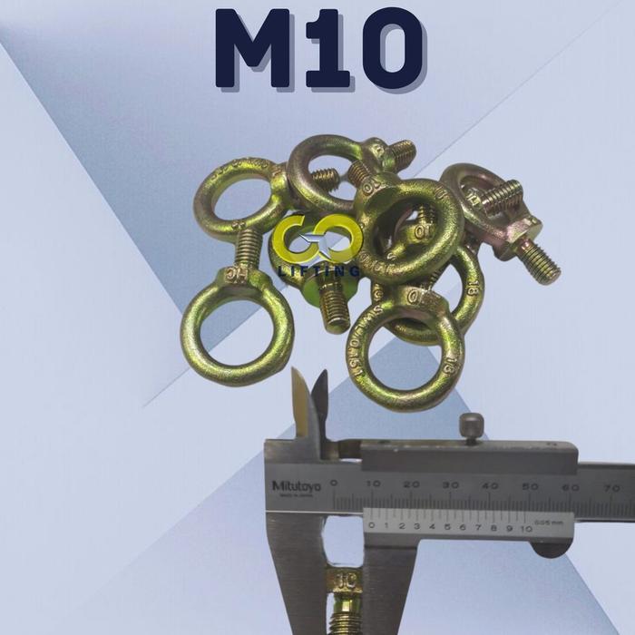 Eye Bolt Kuning zing yellow M10