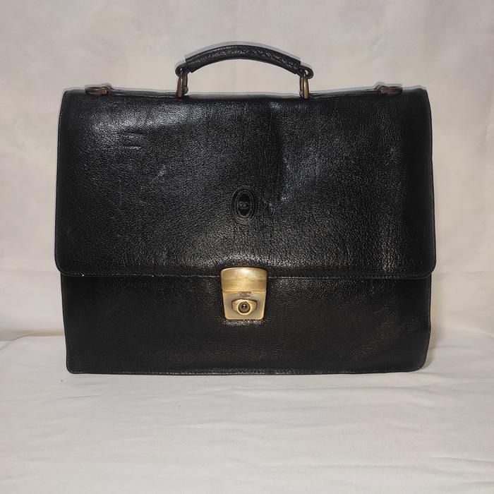 Esquire Black Briefcase Bag Preloved