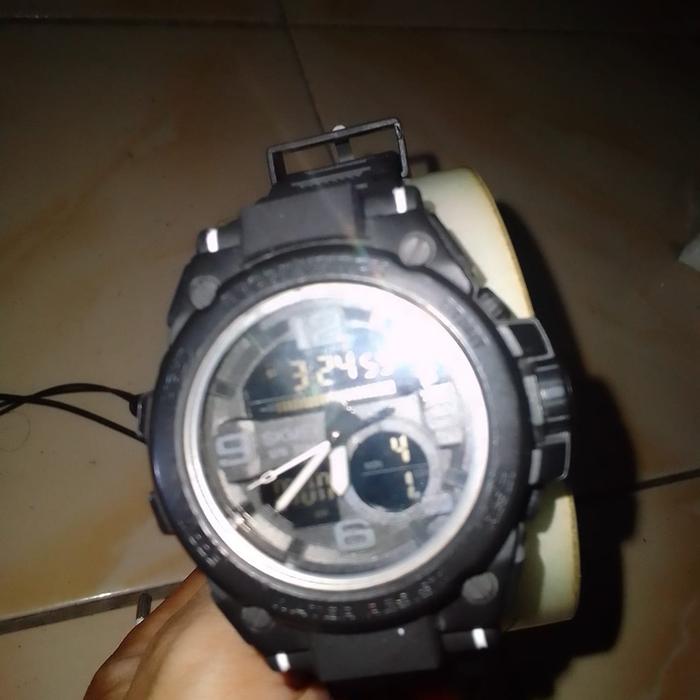 SKMEI 1425 Smartwatch Olahraga Bluetooth - Jam Tangan Digital Bundar Hitam - Tahan Air 3ATM