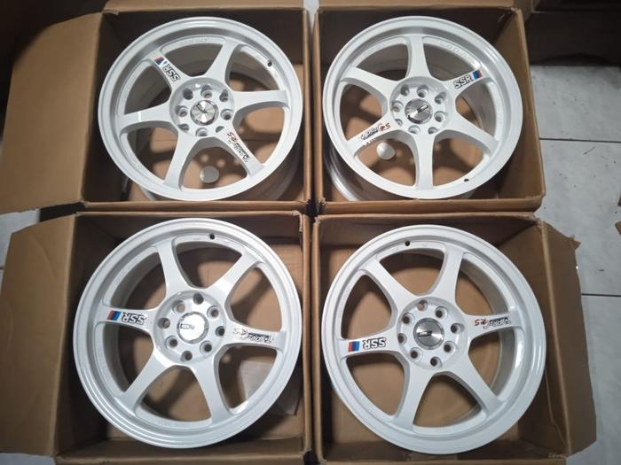 VELG R16 X7  SSR Type C .4-100/114'3 . Et 38 warna putih