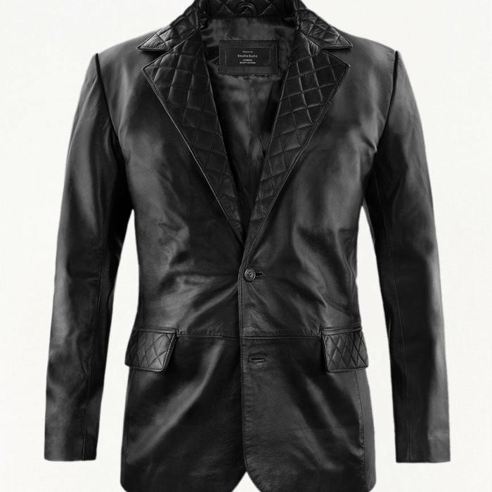 jas kulit pria asli kulit Garut - blazer kulit pria jas kulit pria