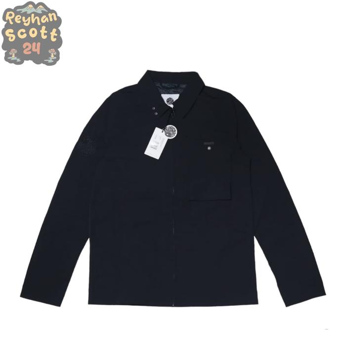 Pretty green heaton overshirt jacket black