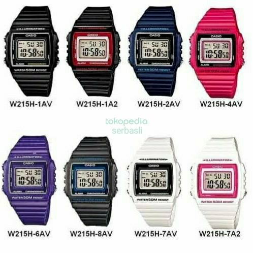 JAM CASIO W215H / W-215H / W215 ORIGINAL
