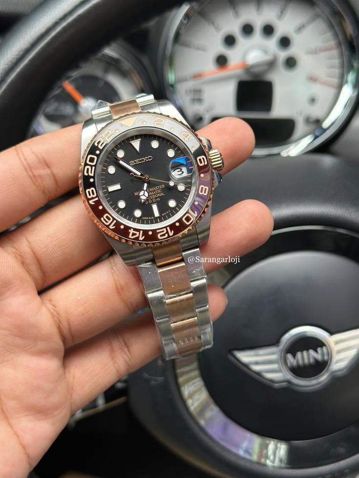 Jam Tangan Seiko Mod Rootbeer NH35