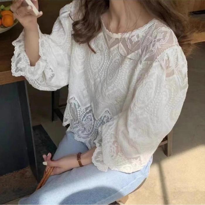 BLOUSE LACE SHIMERA IMPORT