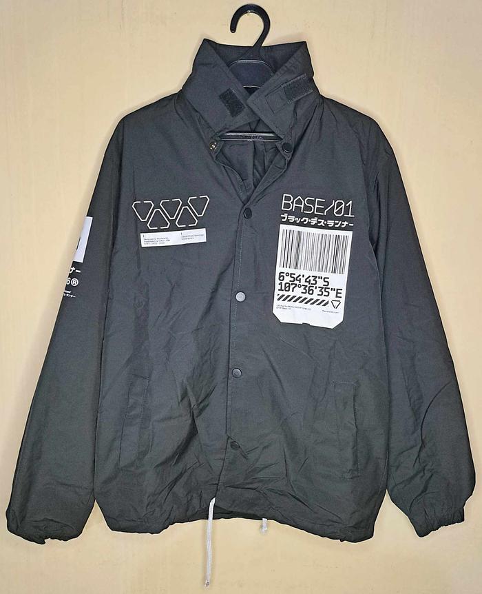 MACHINE56 M56/C-TYPE-1_BK JACKET WITH HOODIE SIZE M ORIGINAL 100%