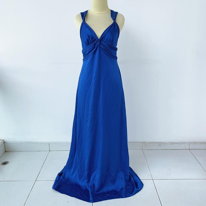 Jessica McClintock party dress biru preloved