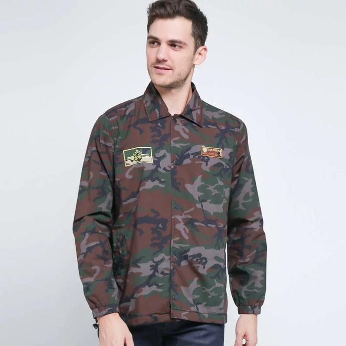 Jaket Spyderbilt Aburo Army Parachute Original