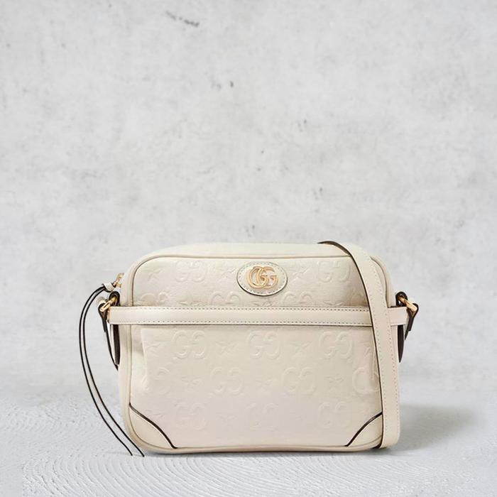 bag GC tas GG Star Crossbody Leather Bag White