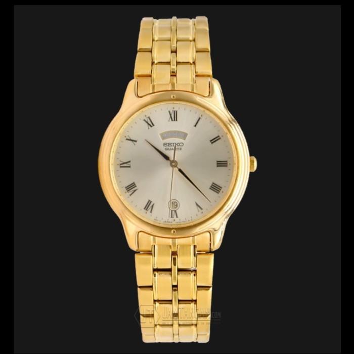 Jam Tangan Pria Seiko Quartz SHT072P Shappire Glass (preloved ori)