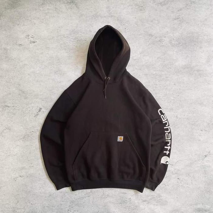 Hoddie Carhartt spellout brown