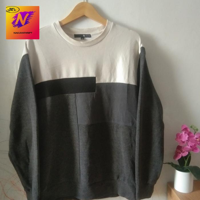 crewneck NIX,size L fit XL,no minus