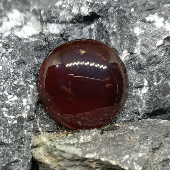 Batu Cincin Natural Red Garnet Jumbo Big Size # 1