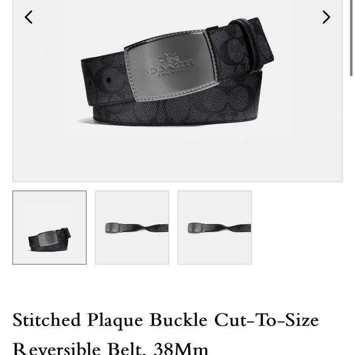 Coach Belt Reversible Receipt Plaza Indonesia