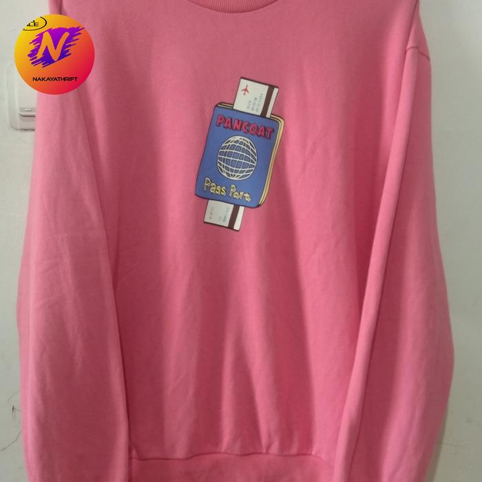 crewneck pancoat original,size L