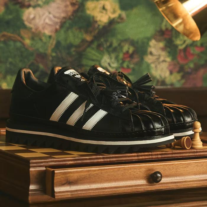 Adidas Superstar x Clot Cloud Black White Original