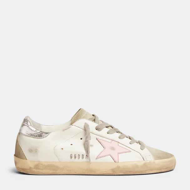Golden Goose Superstar White Pink Made in Italy Original