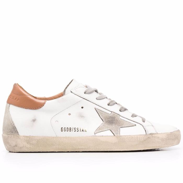 Golden Goose Superstar White Tan Brown Made in Italy Original
