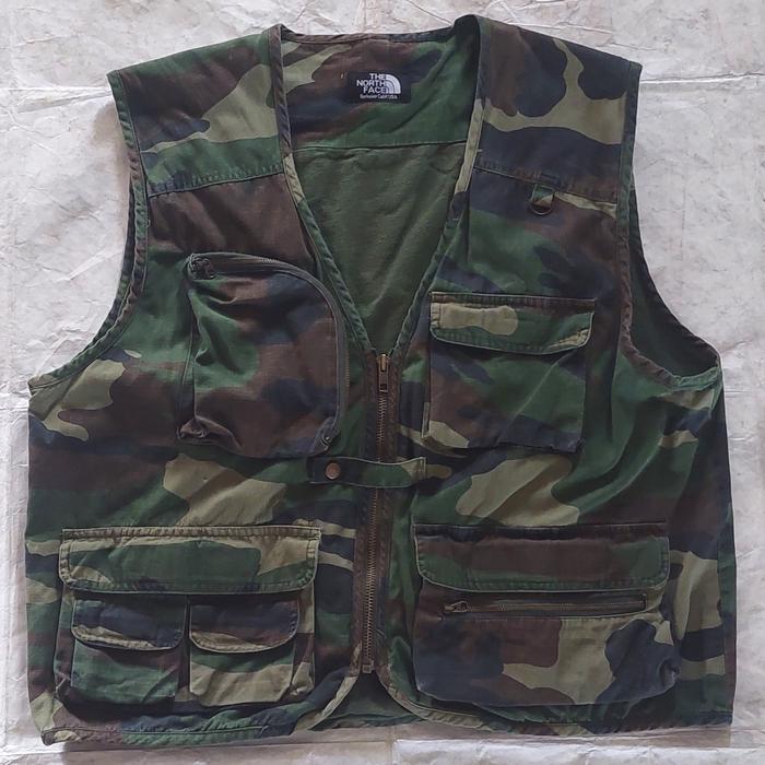 ROMPI THE NORTH FACE VEST CAMO TNF ORIGINAL TACTICAL FISHING OUTDOOR