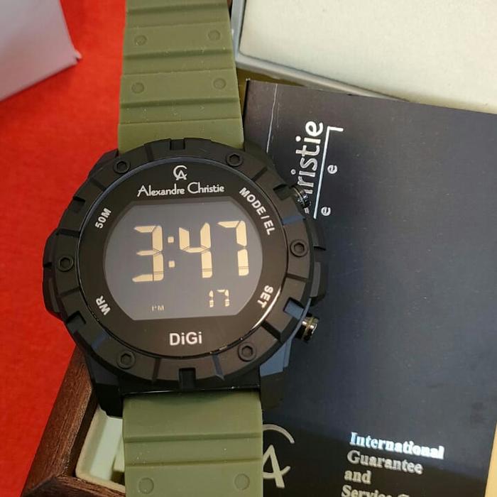 DiGi Pria ORIGINAL Alexandre Christie AC 9364 MH Stainless