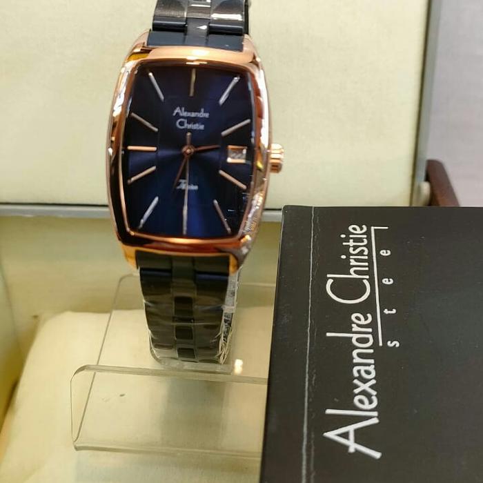 Jam wanita ORIGINAL Alexandre Christie AC 2961 LD Solid Steel