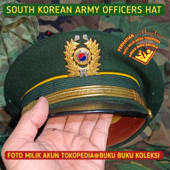 TOPI K-POPPERS UNTUK  KONSER - SOUTH KOREAN OFFICERS HAT ORIGINAL