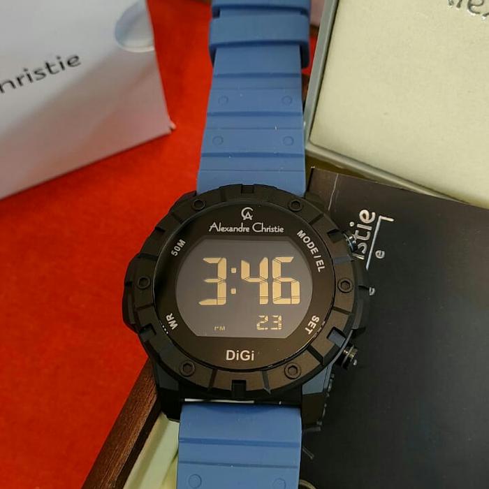 DiGi Pria ORIGINAL Alexandre Christie AC 9364 MH Stainless Rubber