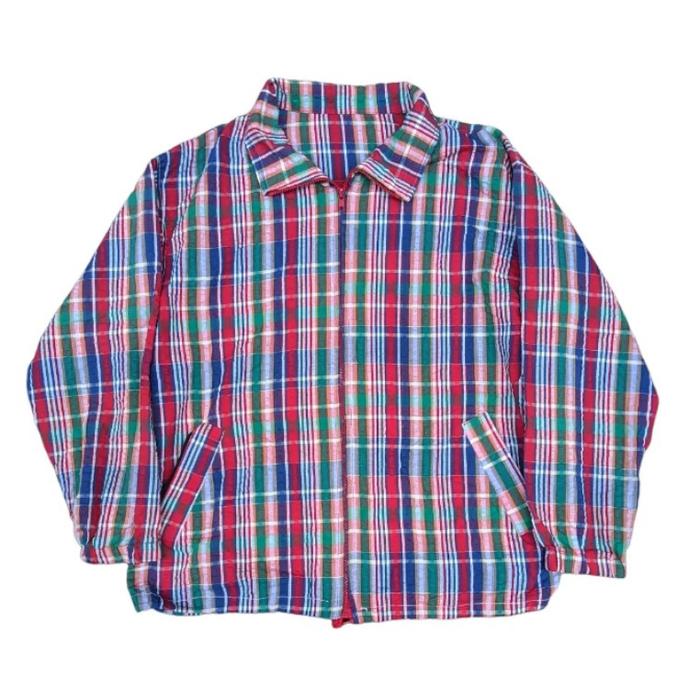 Harrington jacket plaid second