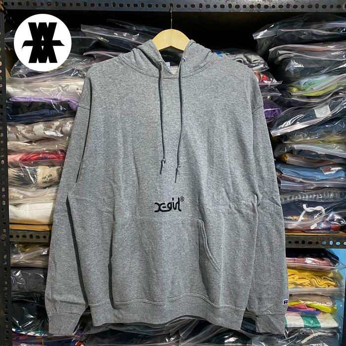 Russel Athletic x X-girl Hoodie Grey