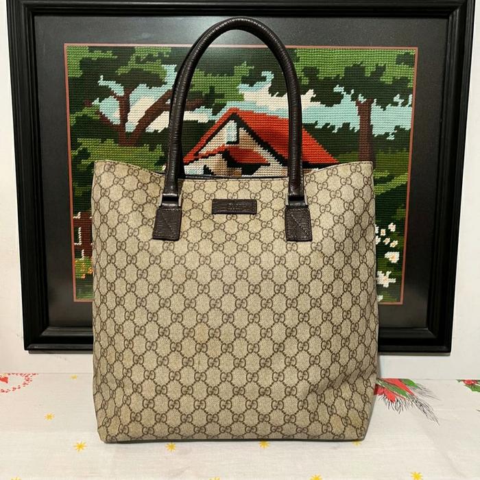 Tas Tote GC Supreme Monogram Bekas Second Preloved Original Authentic