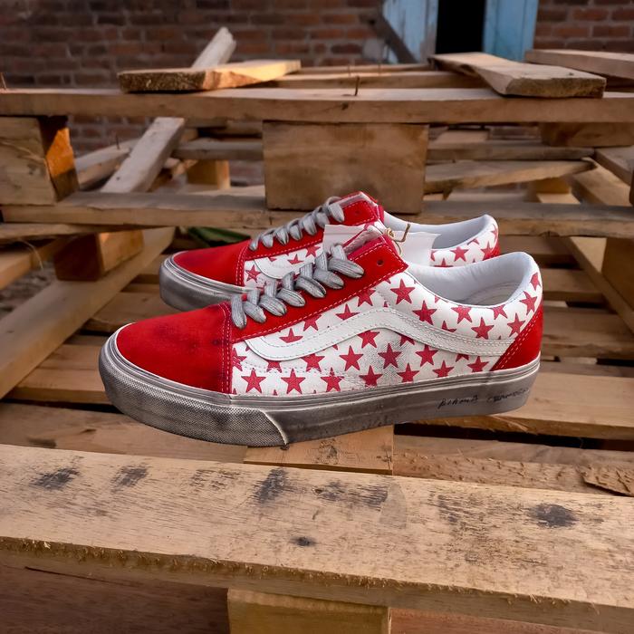 Vans Vault x Bianca Chandon Old Skool Vlt Lx (Stressed Red)