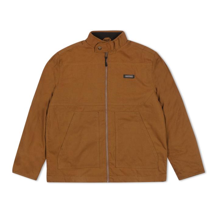 Jaket MGEE Basic Harrington Stand Collar Original MGEE Costa 001 Brown