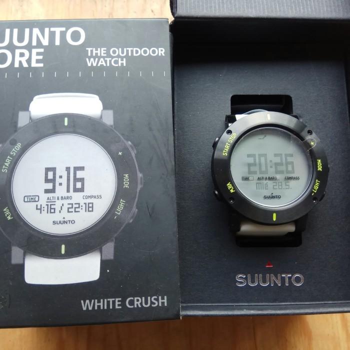 JAM TANGAN PRIA SUUNTO CORE WHITE CRUS ALTI BARO COMPAS ORIGINAL