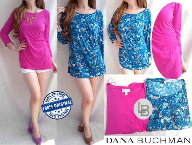 Dana Buchman Shirred Side Top