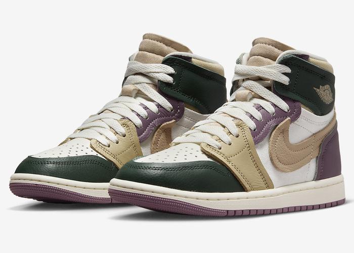 SEPATU SNEAKERS WOMENS NK AIR JORDAN 1 MM HIGH method of make galactic jade