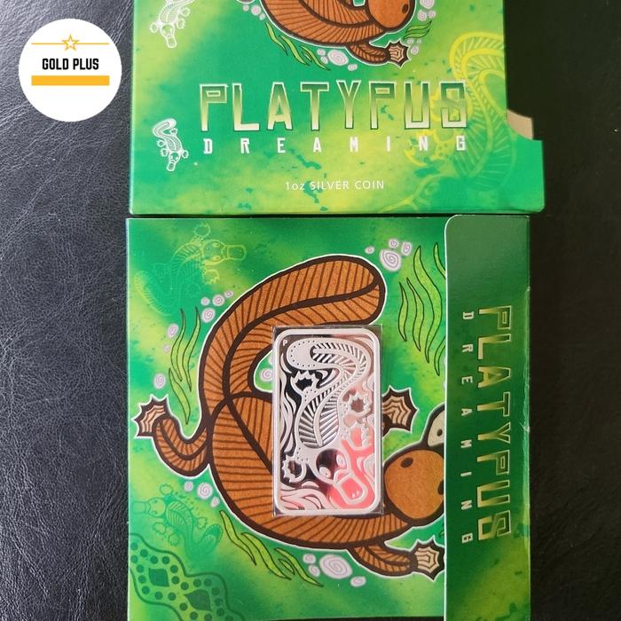 perth mint silver bar platypus