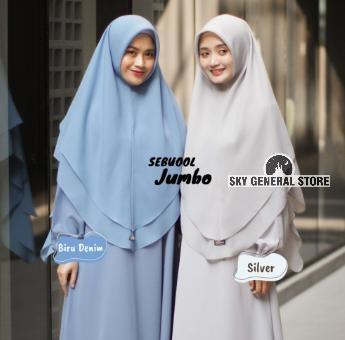 [TERBARU] Sebuool Hijab Instan Model Segi Empat Jumbo Syar'i Premium