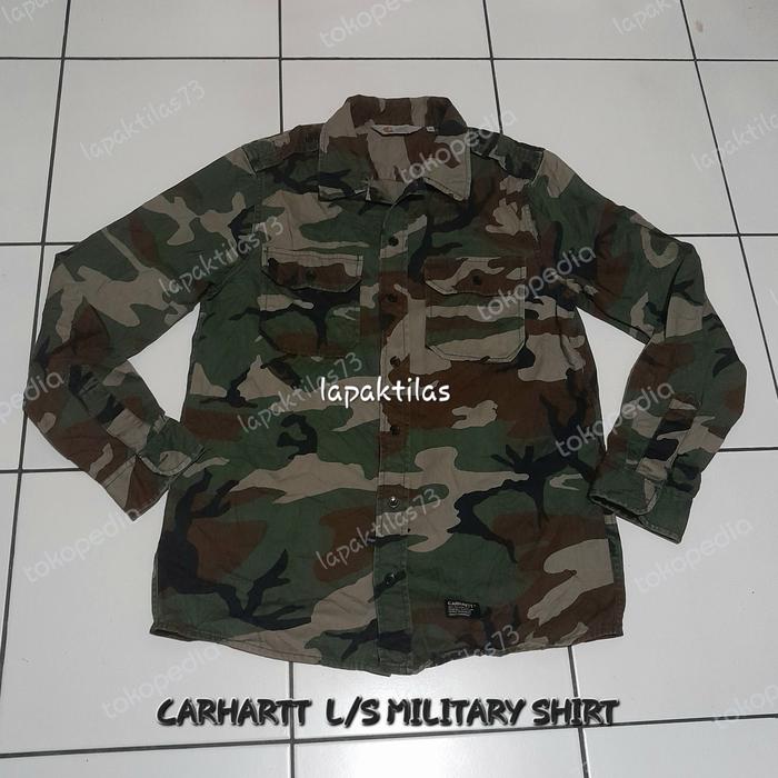 Kemeja CARHARTT WIP Military Shirt Original Second not BDU Woodland Us Army Tactical