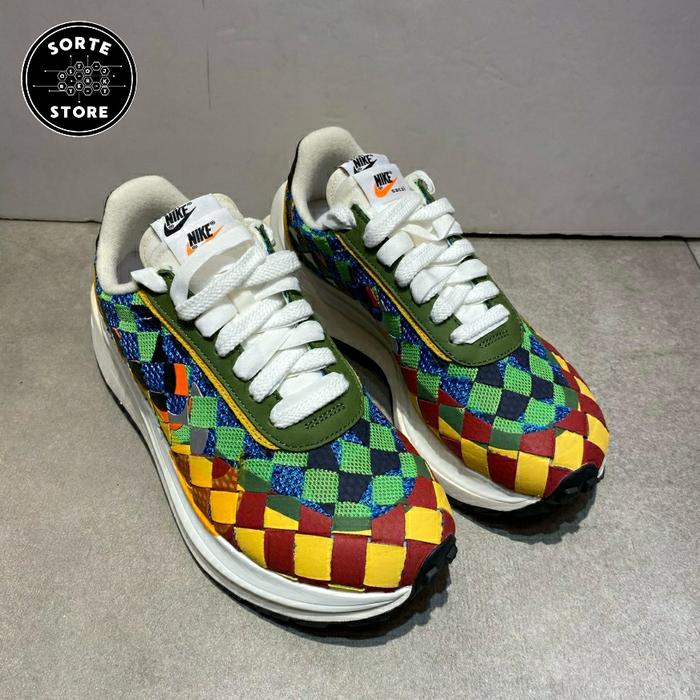 SEPATU PRIA VAPORWAFFLE WOVEN SACAI JEAN PAUL GAULTIER art DR5209-300